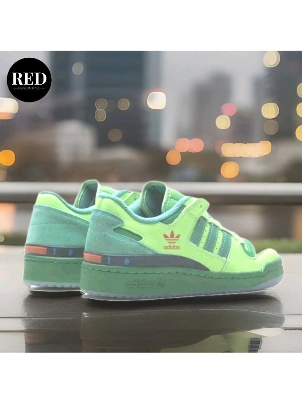 Adidas The Simpsons Forum 84 Low Cl Green Shoes JQ5290 - Men's Size 9 - Picture 12 of 15